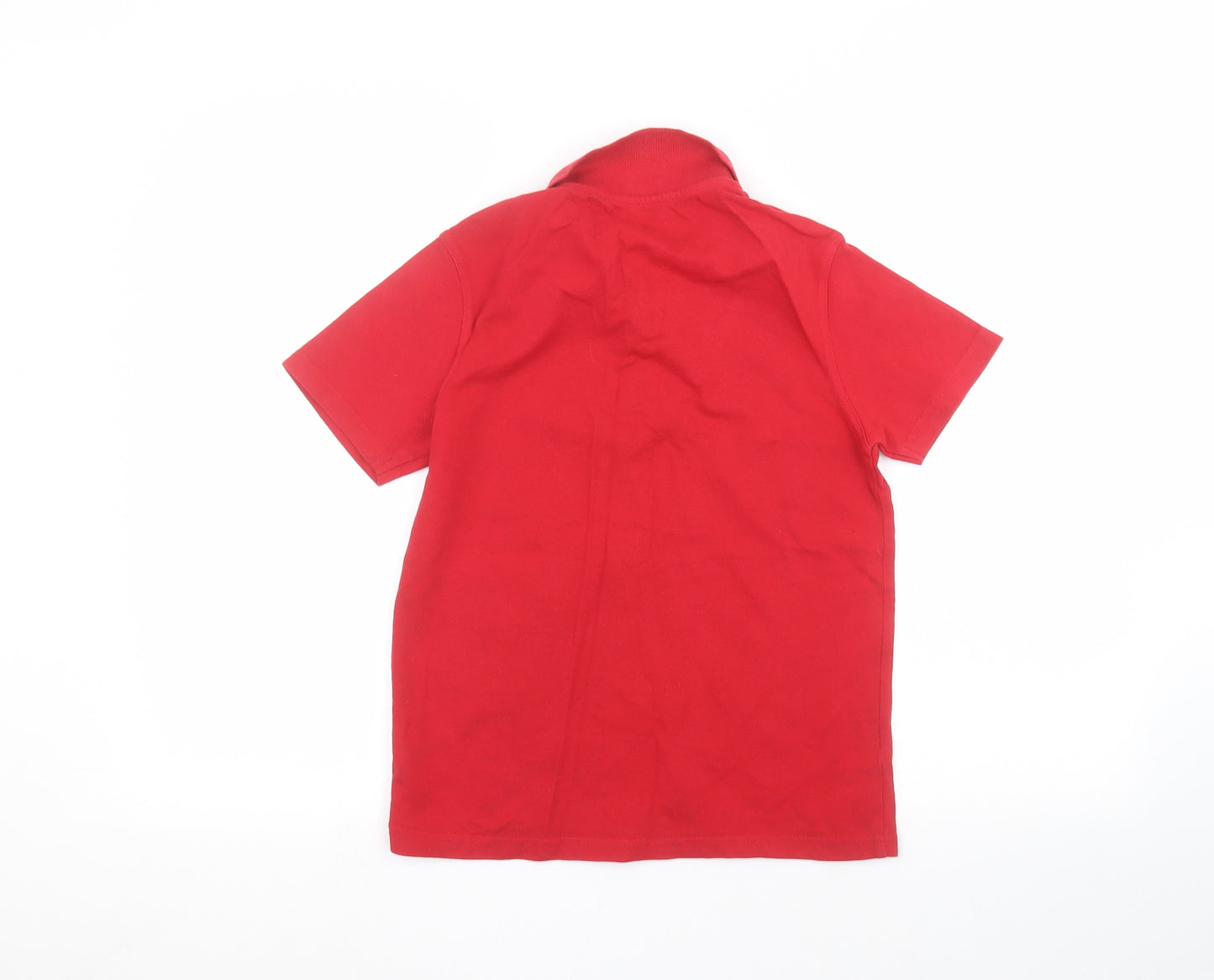 George Boys Red   Basic Polo Size 9-10 Years