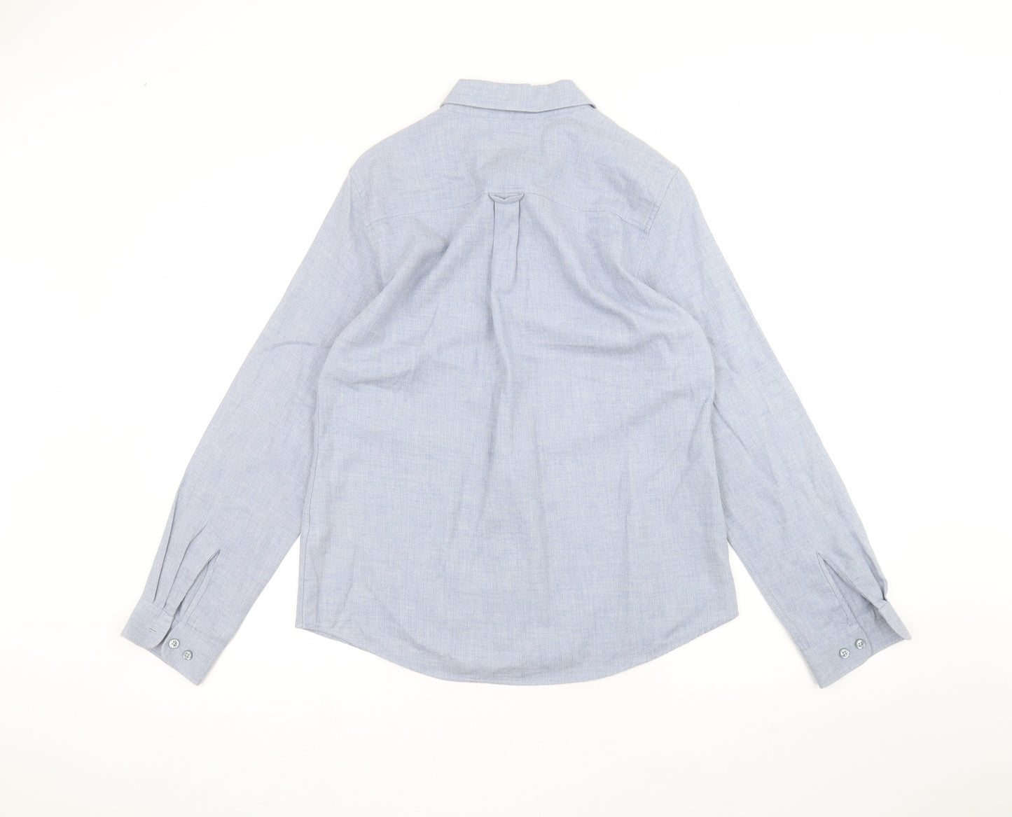 Orvis Mens Blue    Dress Shirt Size S