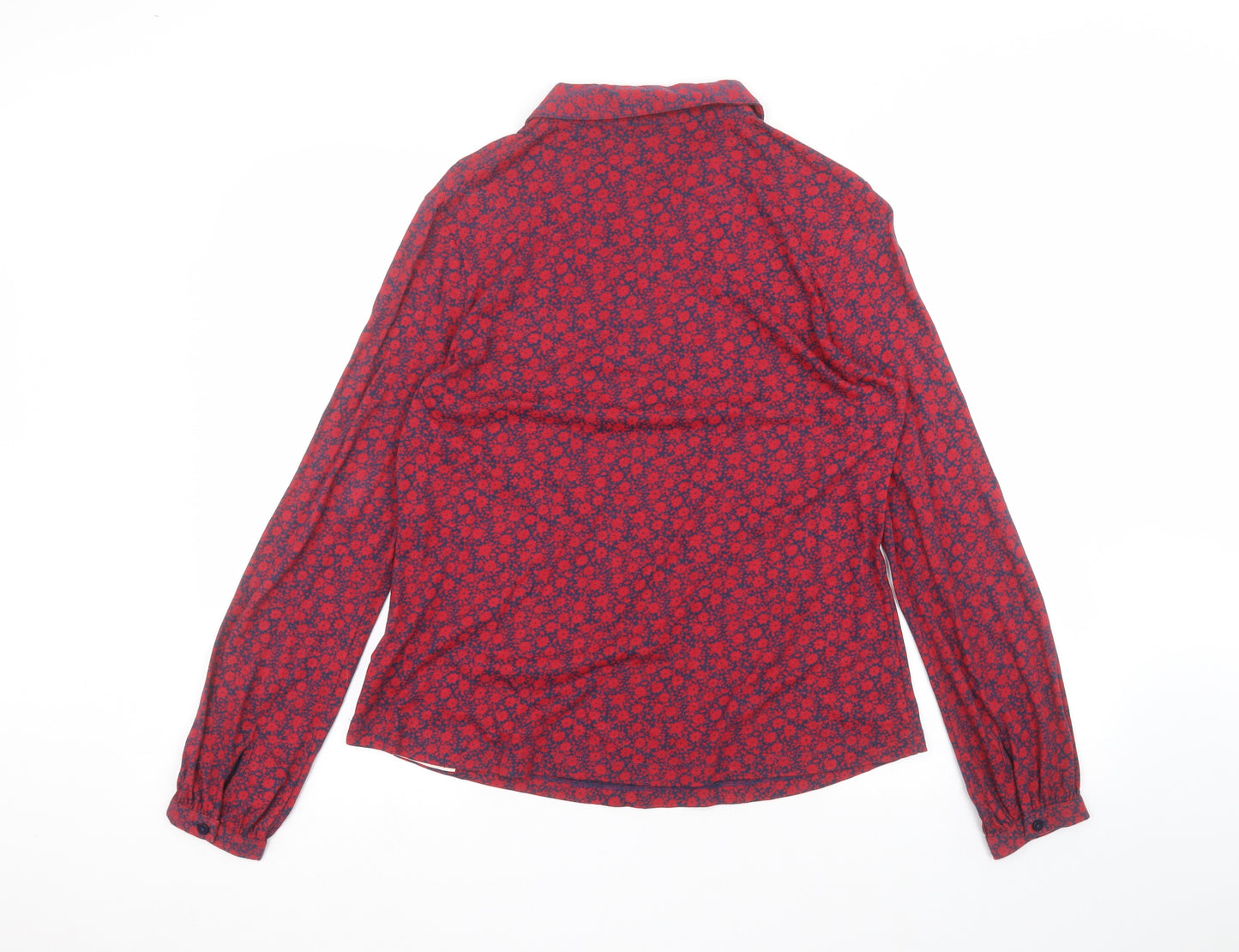 Seasalt Womens Red Floral  Basic T-Shirt Size 12