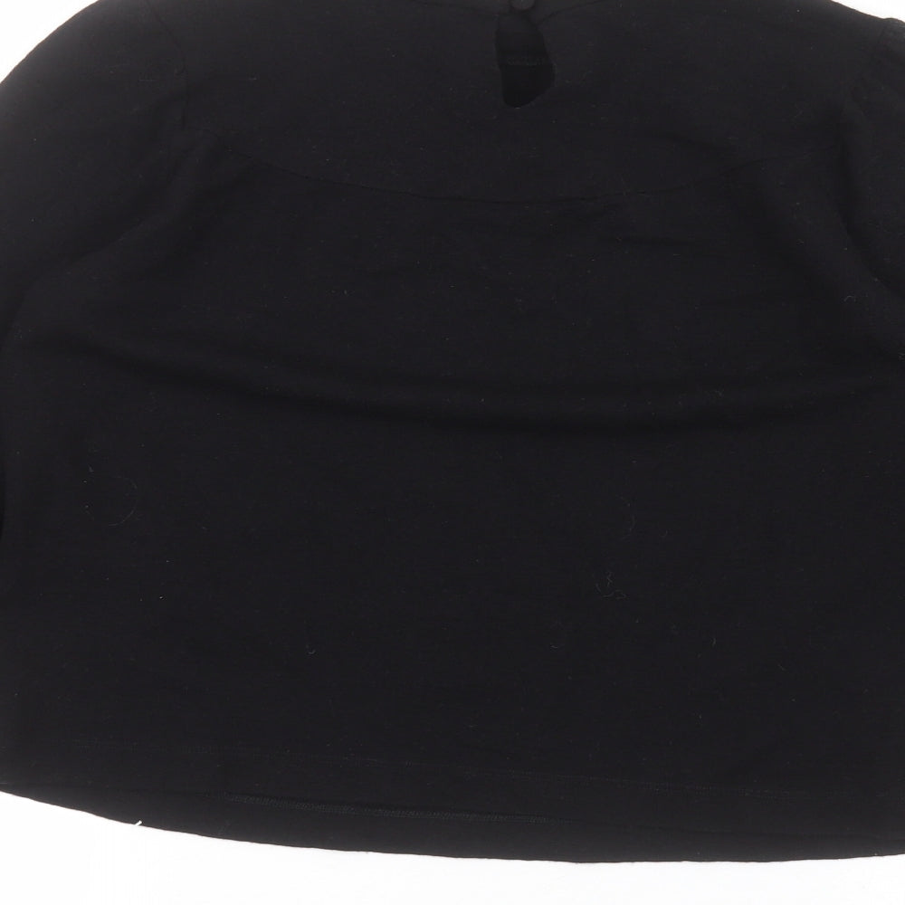 L.K. Bennett Womens Black   Pullover Jumper Size M