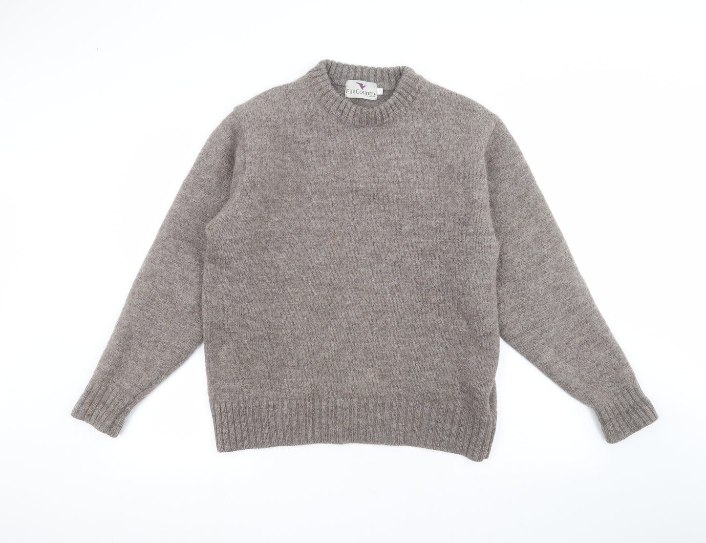 Fife Country Mens Brown   Pullover Jumper Size M