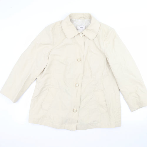 Classic Womens Beige   Jacket  Size 14