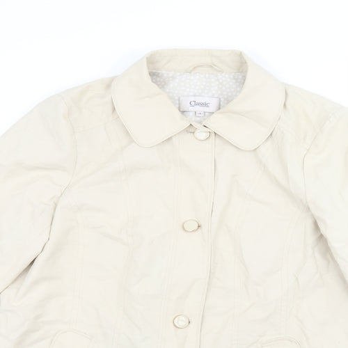 Classic Womens Beige   Jacket  Size 14