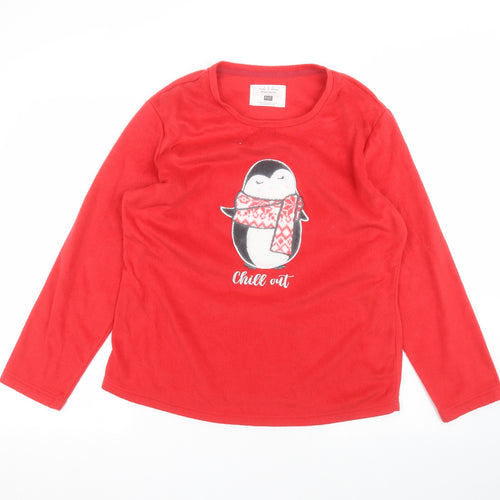 F&F Womens Red   Pullover Jumper Size M
