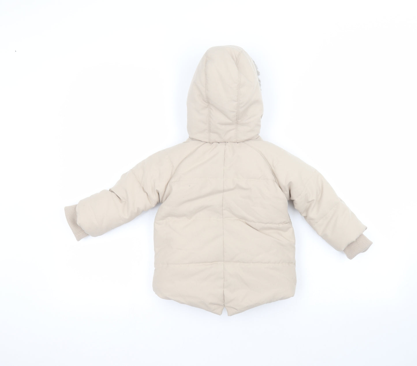 George Baby Beige   Parka Coat Size 12-18 Months