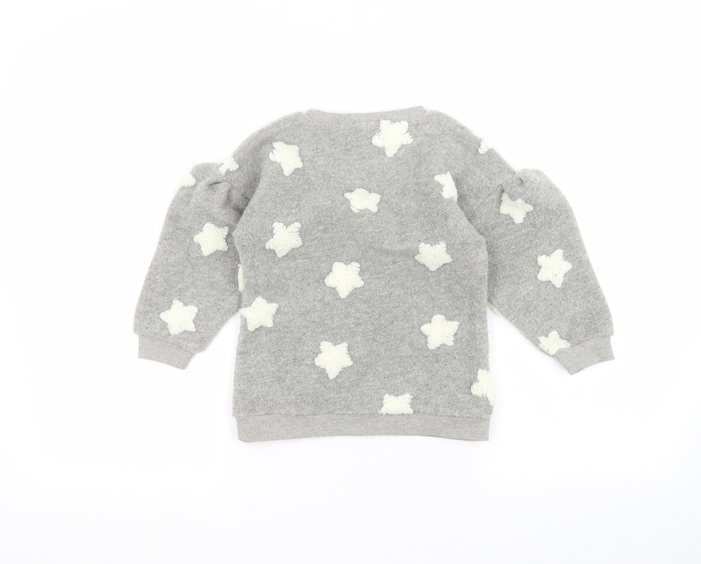 George Girls Grey   Pullover Jumper Size 4-5 Years