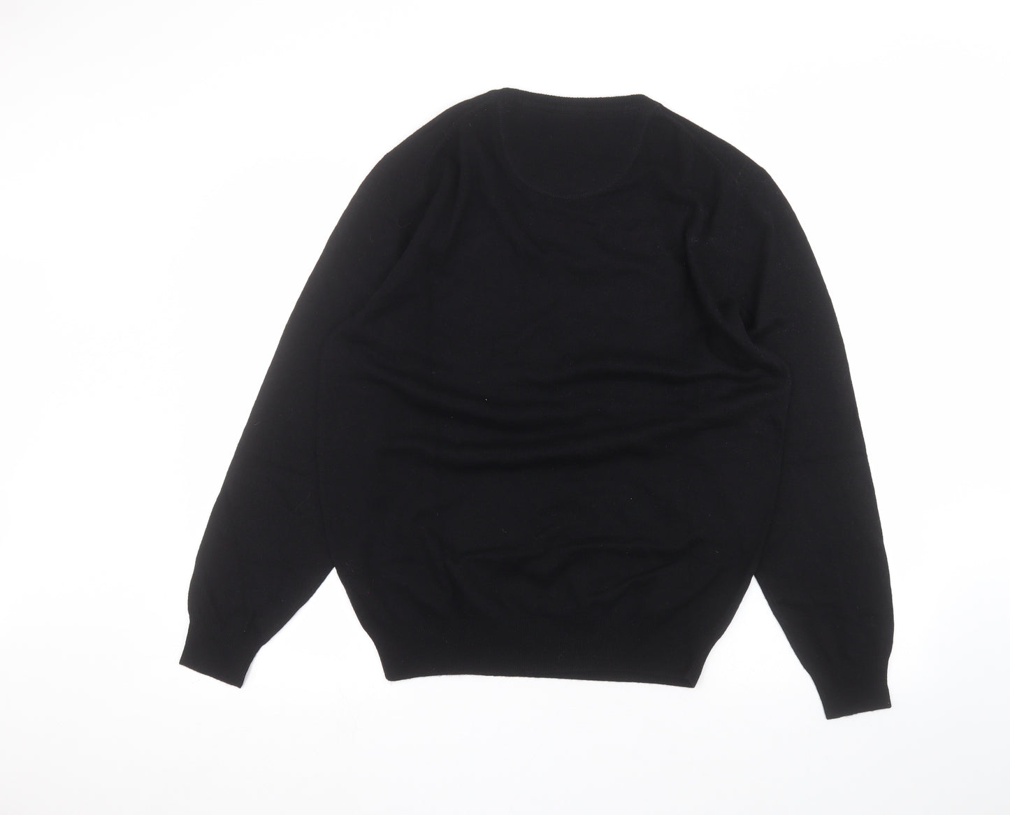 CASAMODA Mens Black   Pullover Jumper Size M