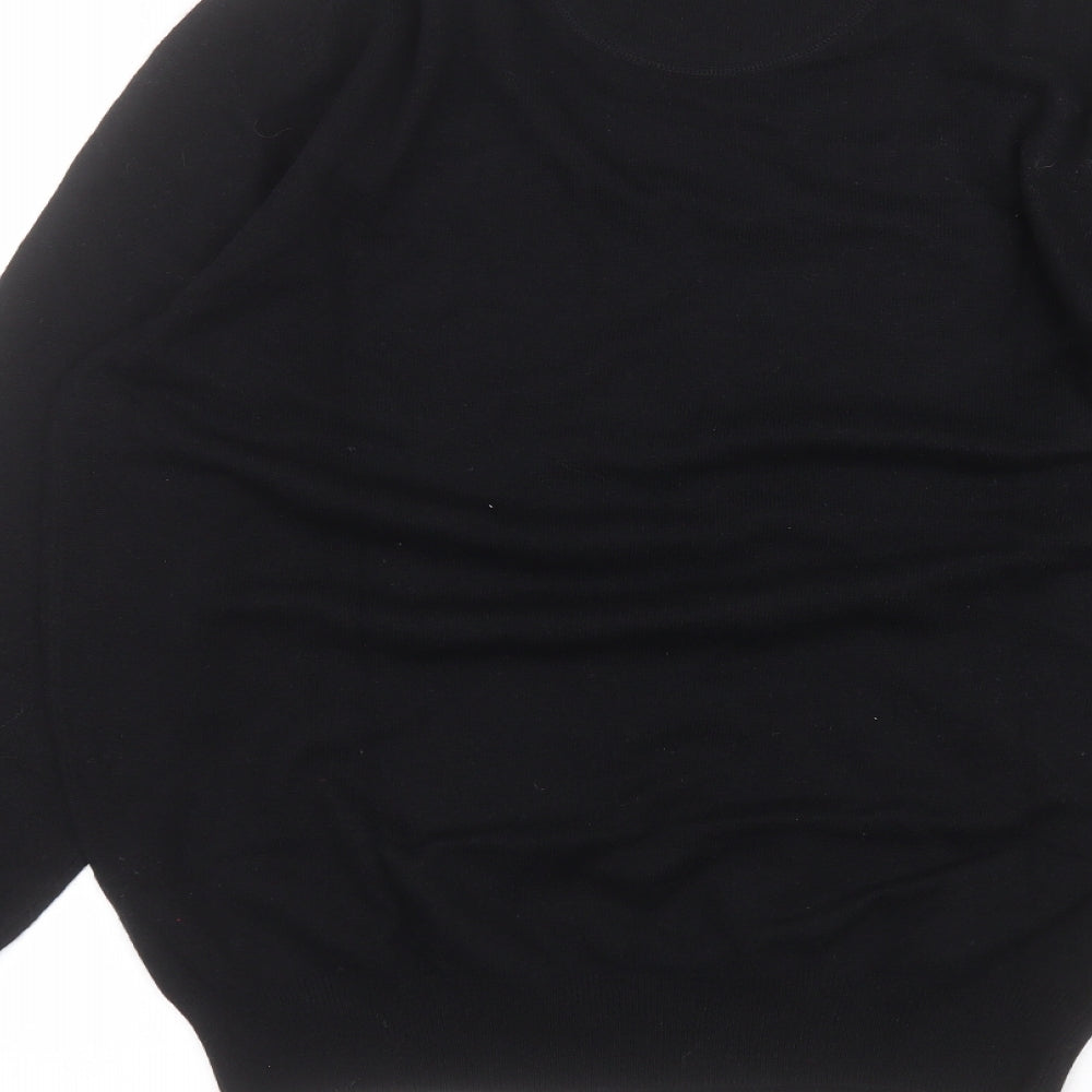 CASAMODA Mens Black   Pullover Jumper Size M