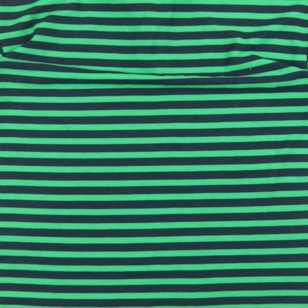 Lonsdale Mens Grey Striped   Polo Size L