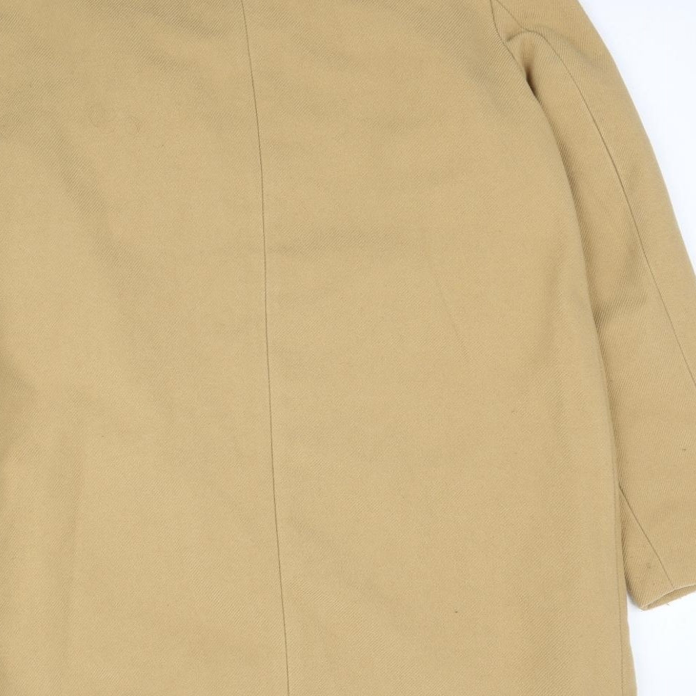 Dorothy Perkins Womens Beige   Overcoat Coat Size 12