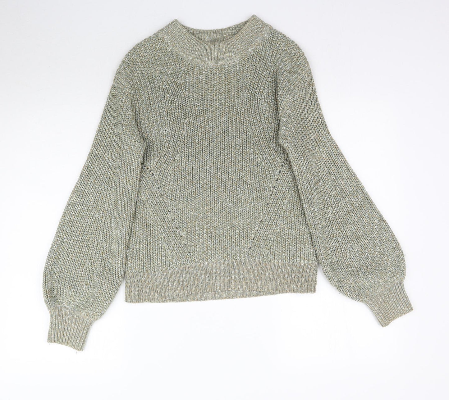 H&M Womens Grey  Knit Pullover Jumper Size XL