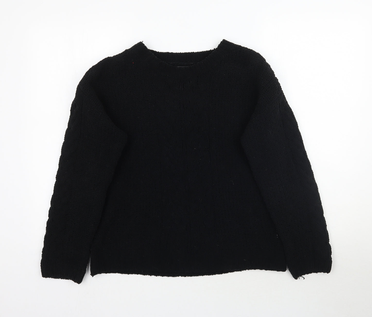 Primark Womens Black  Knit Pullover Jumper Size 2XS