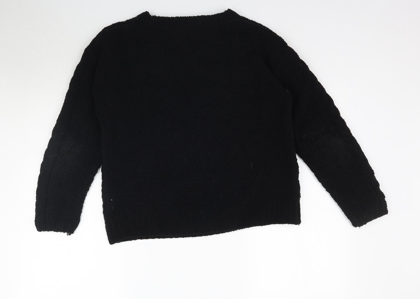 Primark Womens Black  Knit Pullover Jumper Size 2XS