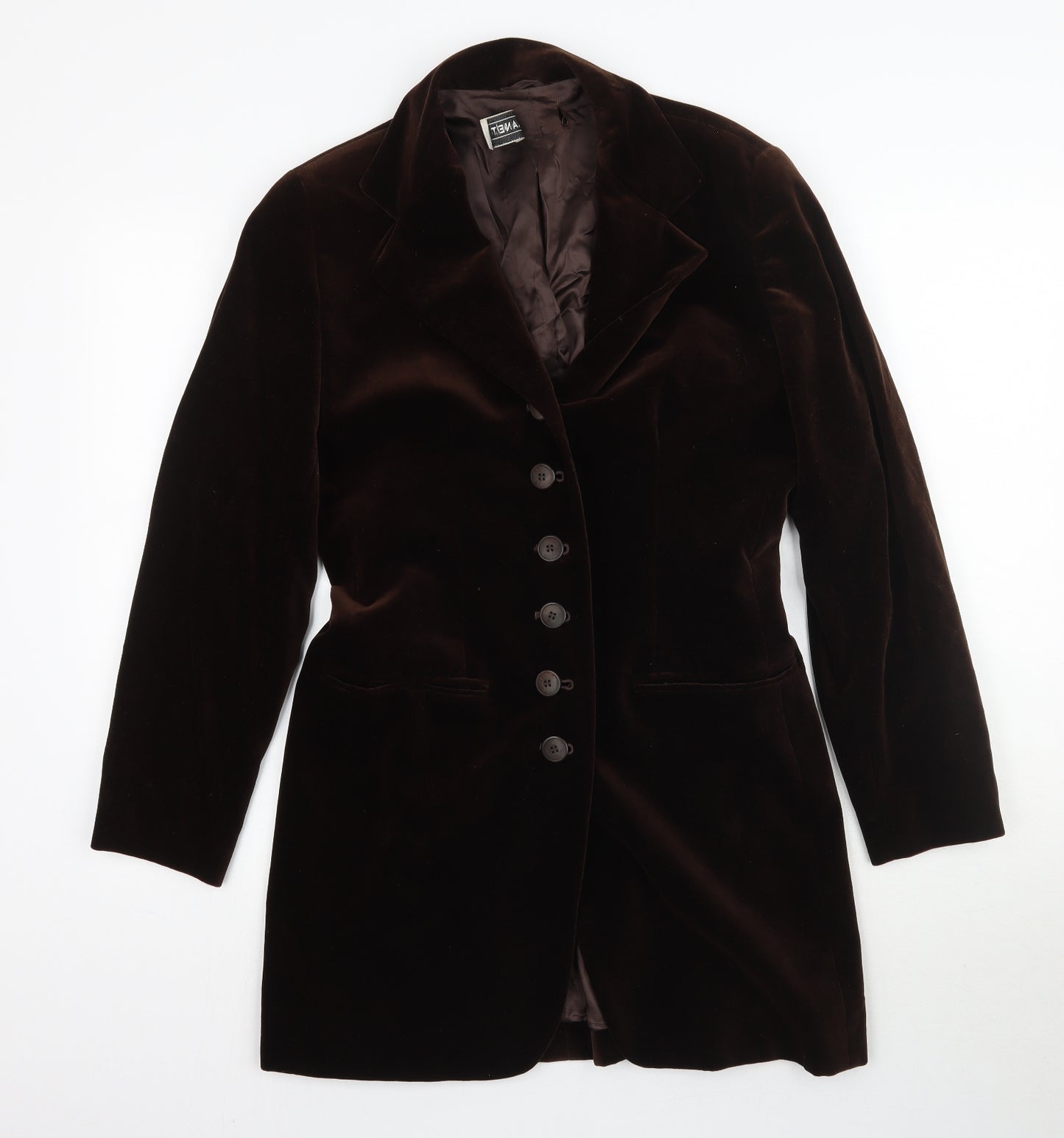 Planet Womens Brown   Overcoat Coat Size 10