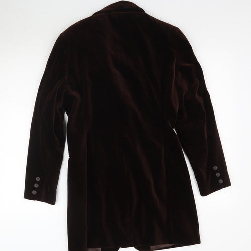 Planet Womens Brown   Overcoat Coat Size 10