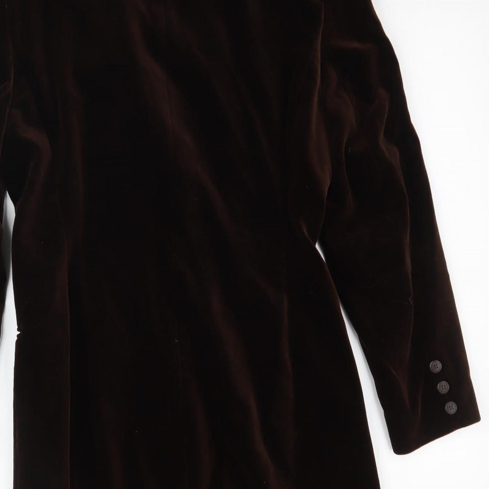 Planet Womens Brown   Overcoat Coat Size 10