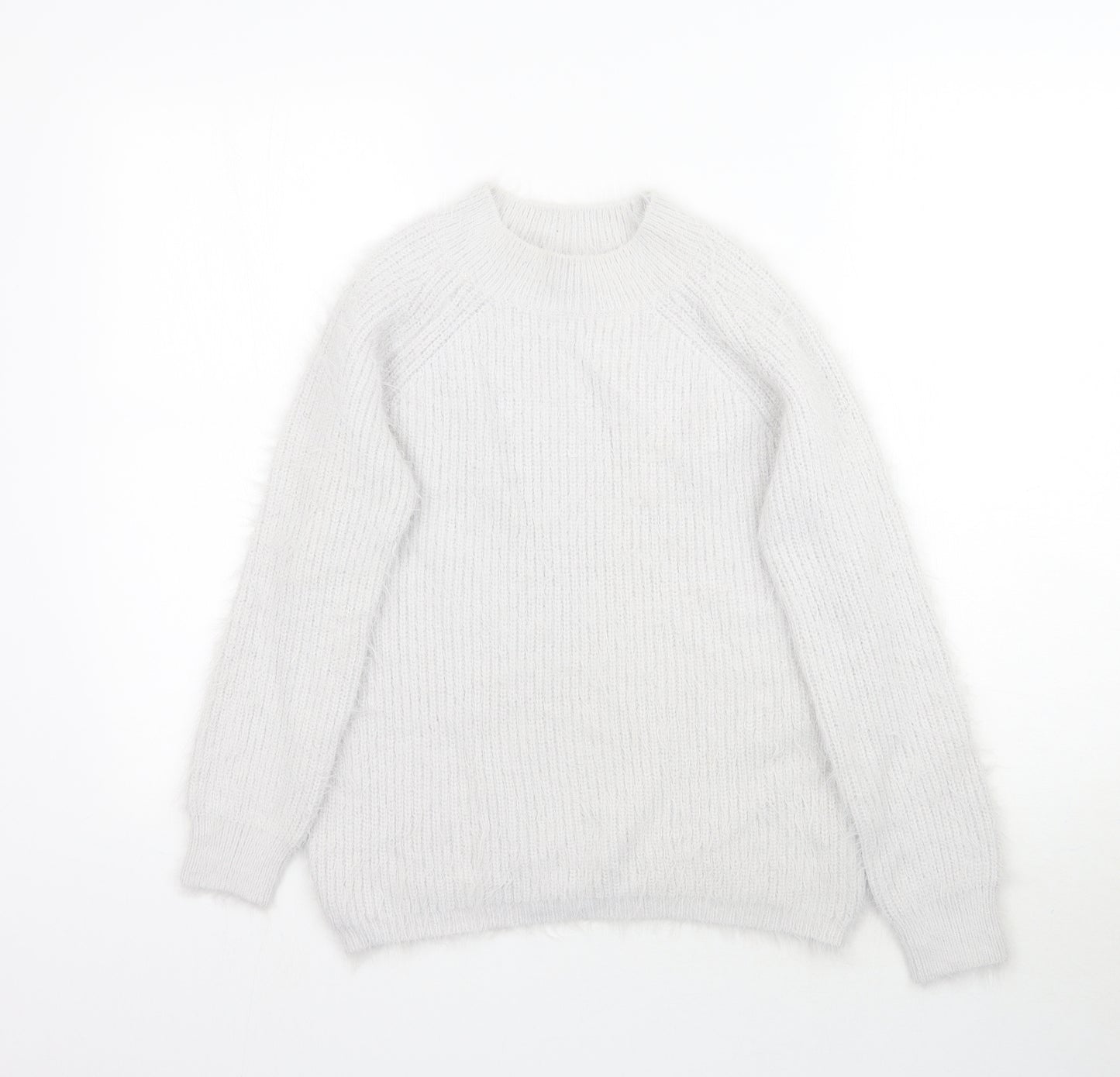 Primark Womens Grey  Knit Pullover Jumper Size S