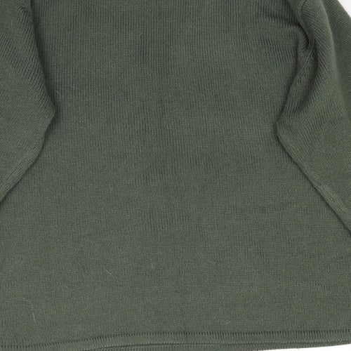 Daxon Womens Green  Knit Pullover Jumper Size 12