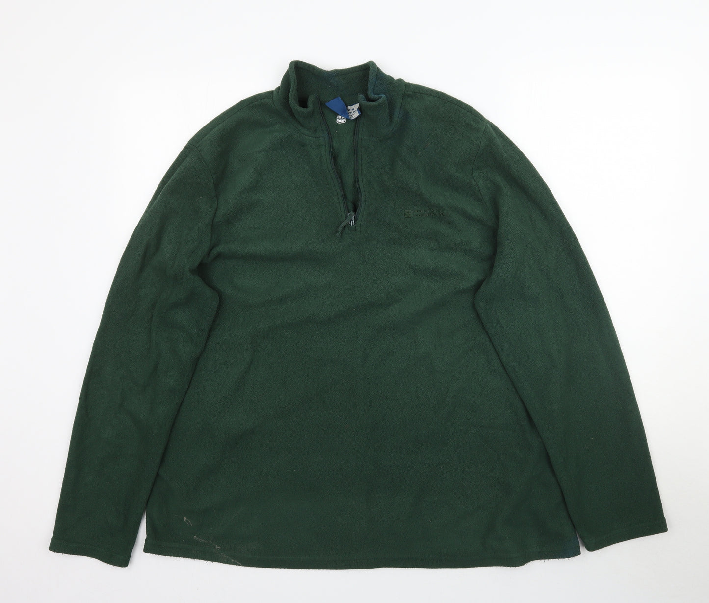 Mountain Warehouse Mens Green  Fleece Pullover Sweatshirt Size 2XL