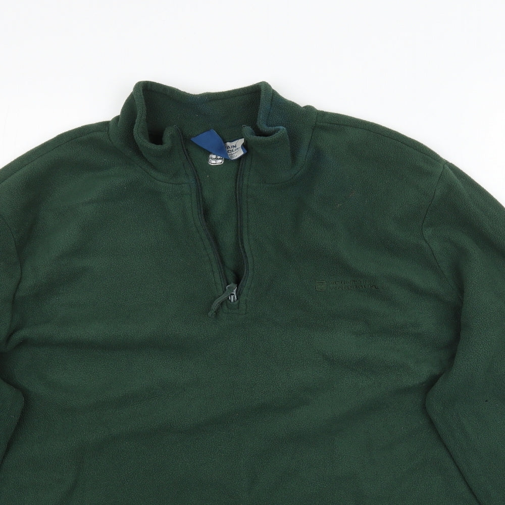Mountain Warehouse Mens Green  Fleece Pullover Sweatshirt Size 2XL