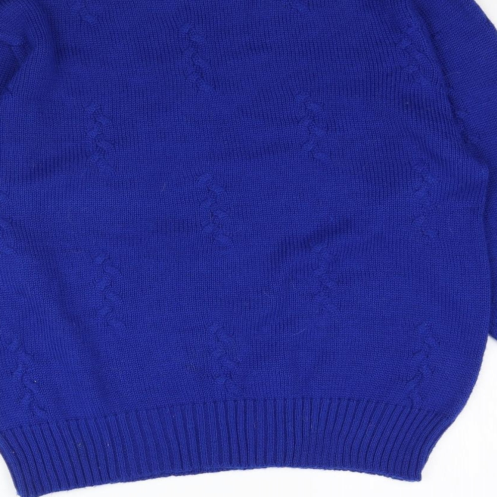Eastex Womens Blue  Knit Pullover Jumper Size L