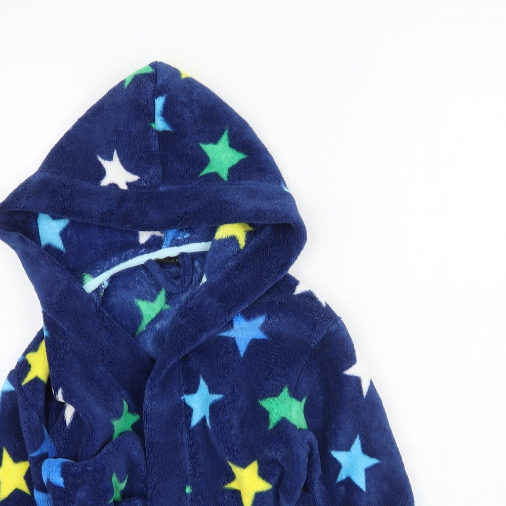 NEXT Baby Blue Solid   Robe Size 18-24 Months  - Star print