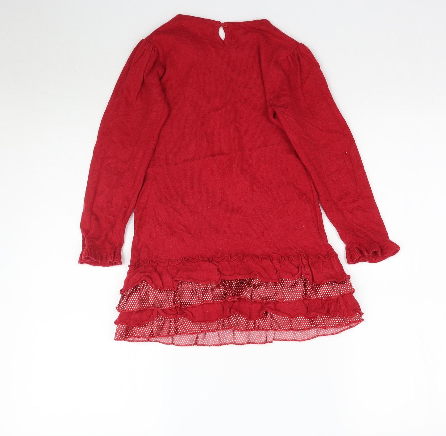 Marks and Spencer Girls Red  Knit Mini  Size 6-7 Years