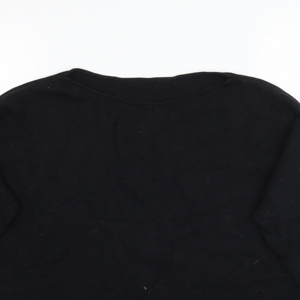 Preworn Womens Black   Basic T-Shirt Size L
