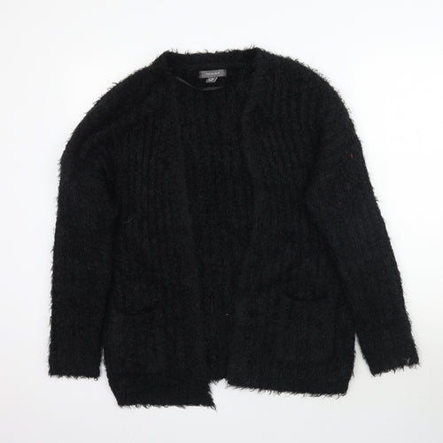 Primark Womens Black   Cardigan Jumper Size S  - Fuzzy