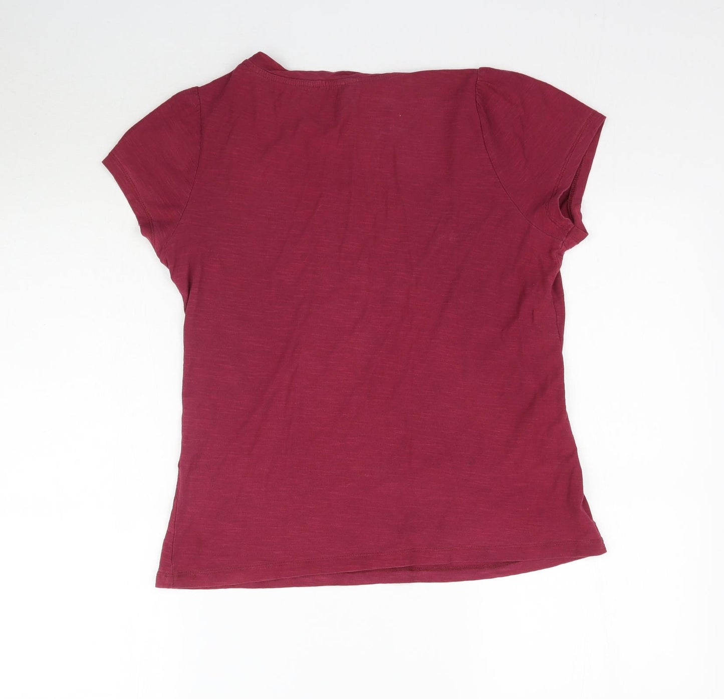 Matalan Womens Red   Basic T-Shirt Size 14  - Pink / red