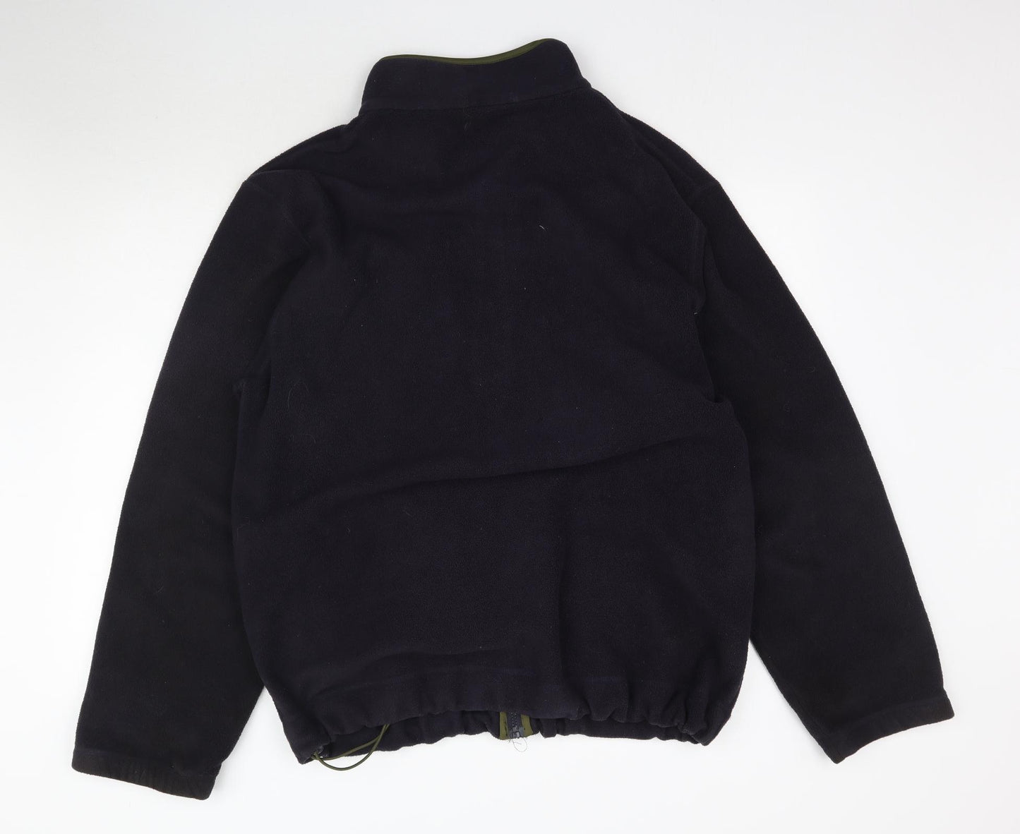 Zantos Mens Blue  Fleece Full Zip Sweatshirt Size XL