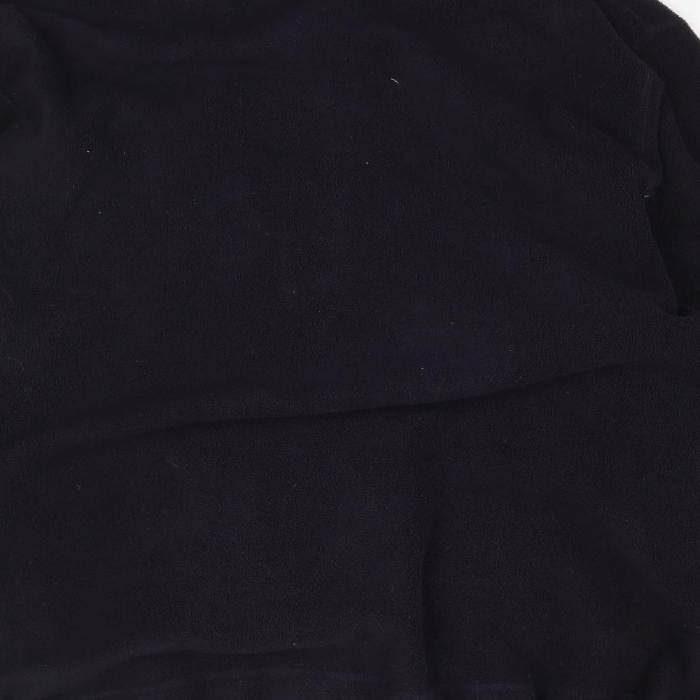 Zantos Mens Blue  Fleece Full Zip Sweatshirt Size XL