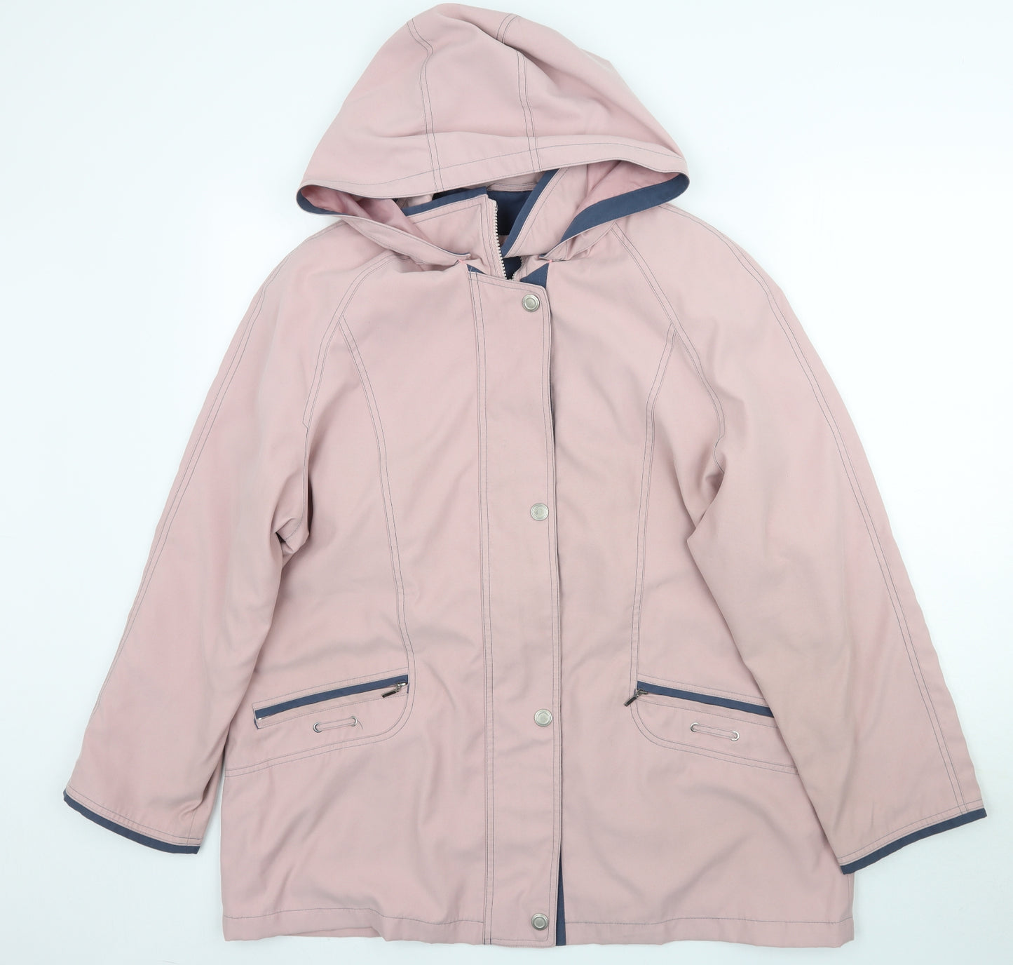 Preworn Womens Pink   Jacket Coat Size 18