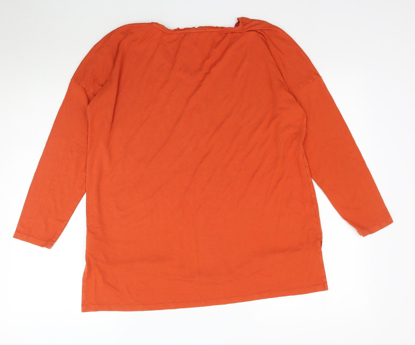 Bonmarché Womens Orange   Basic T-Shirt Size 16