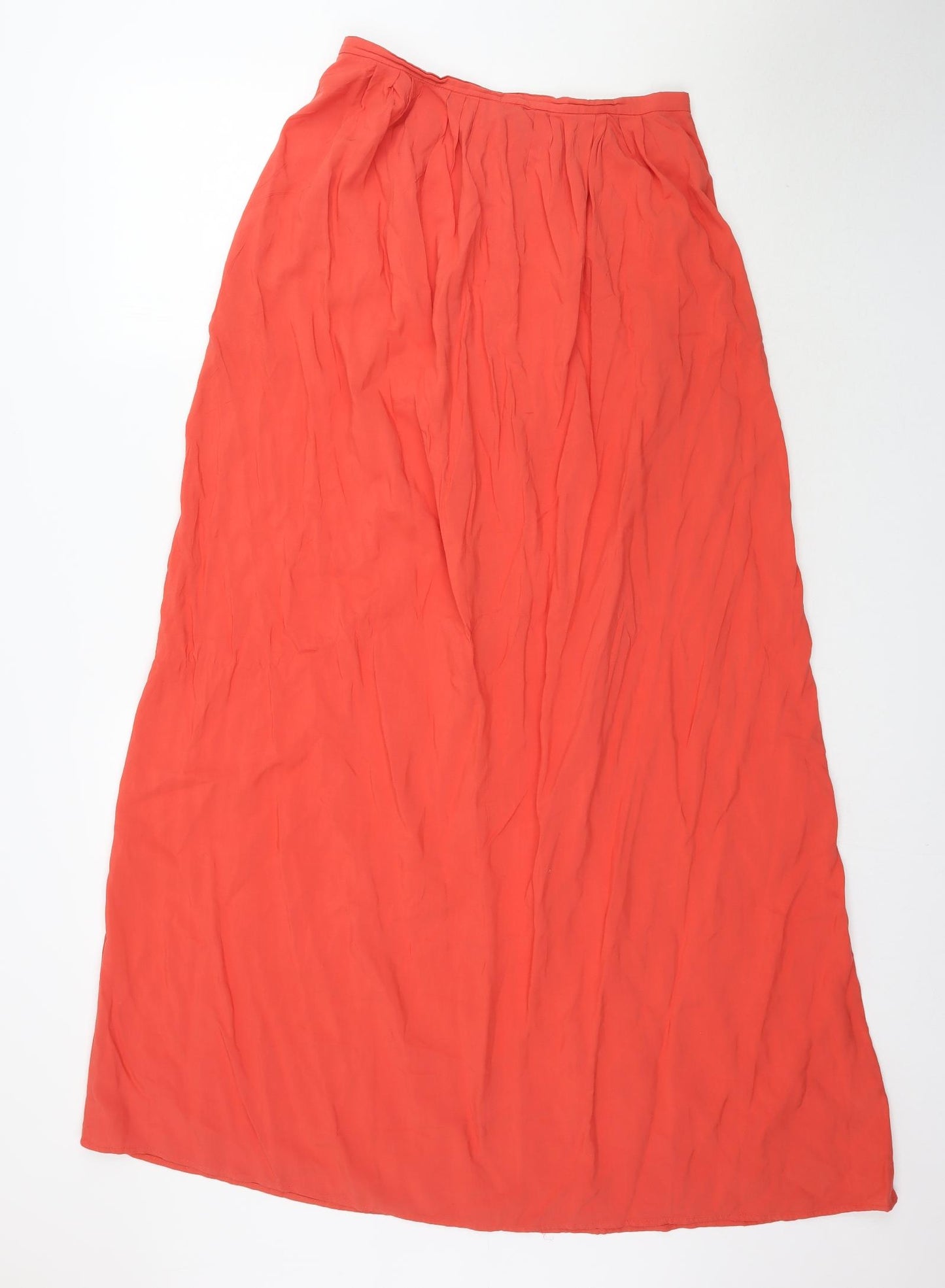 New Look Womens Orange   A-Line Skirt Size 8