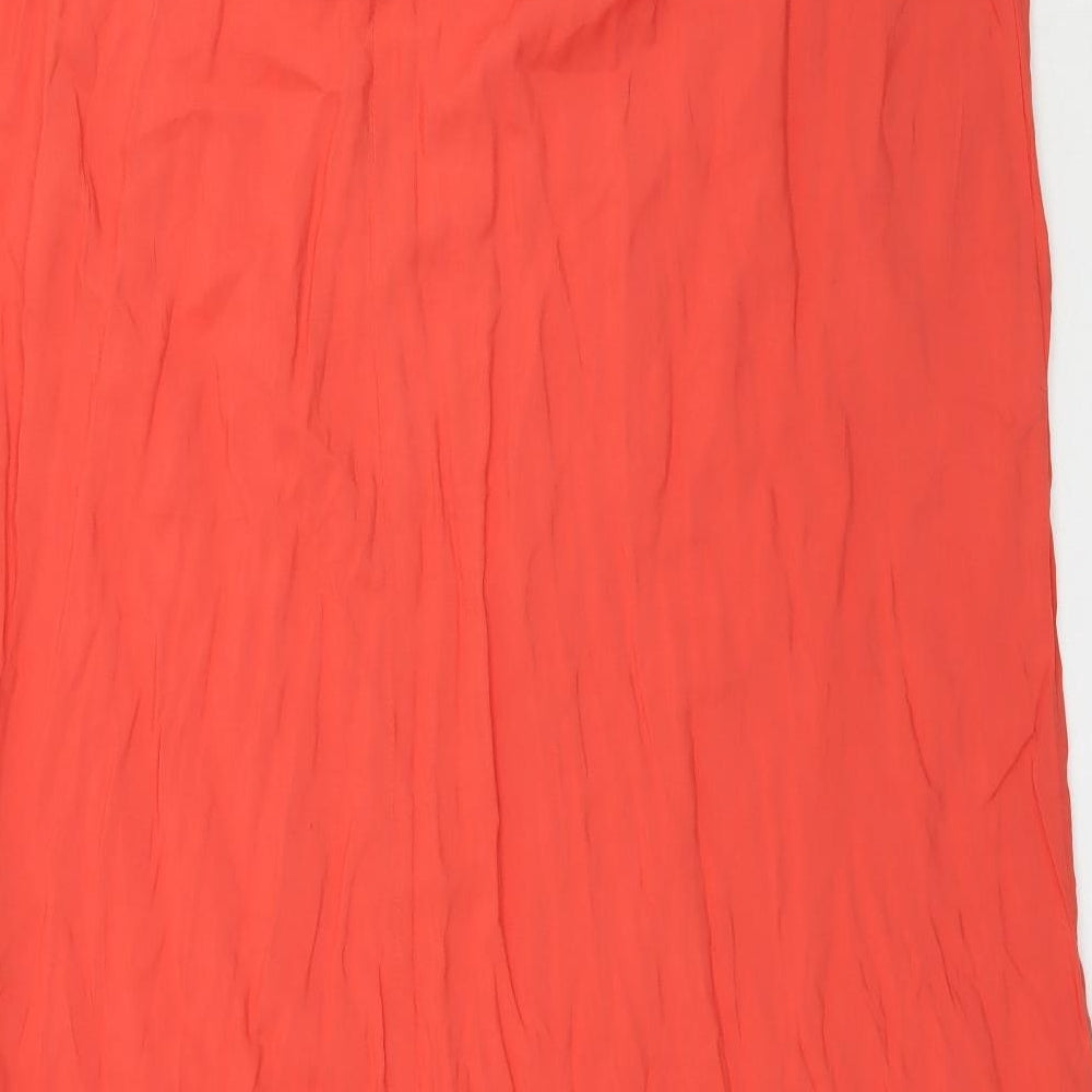 New Look Womens Orange   A-Line Skirt Size 8