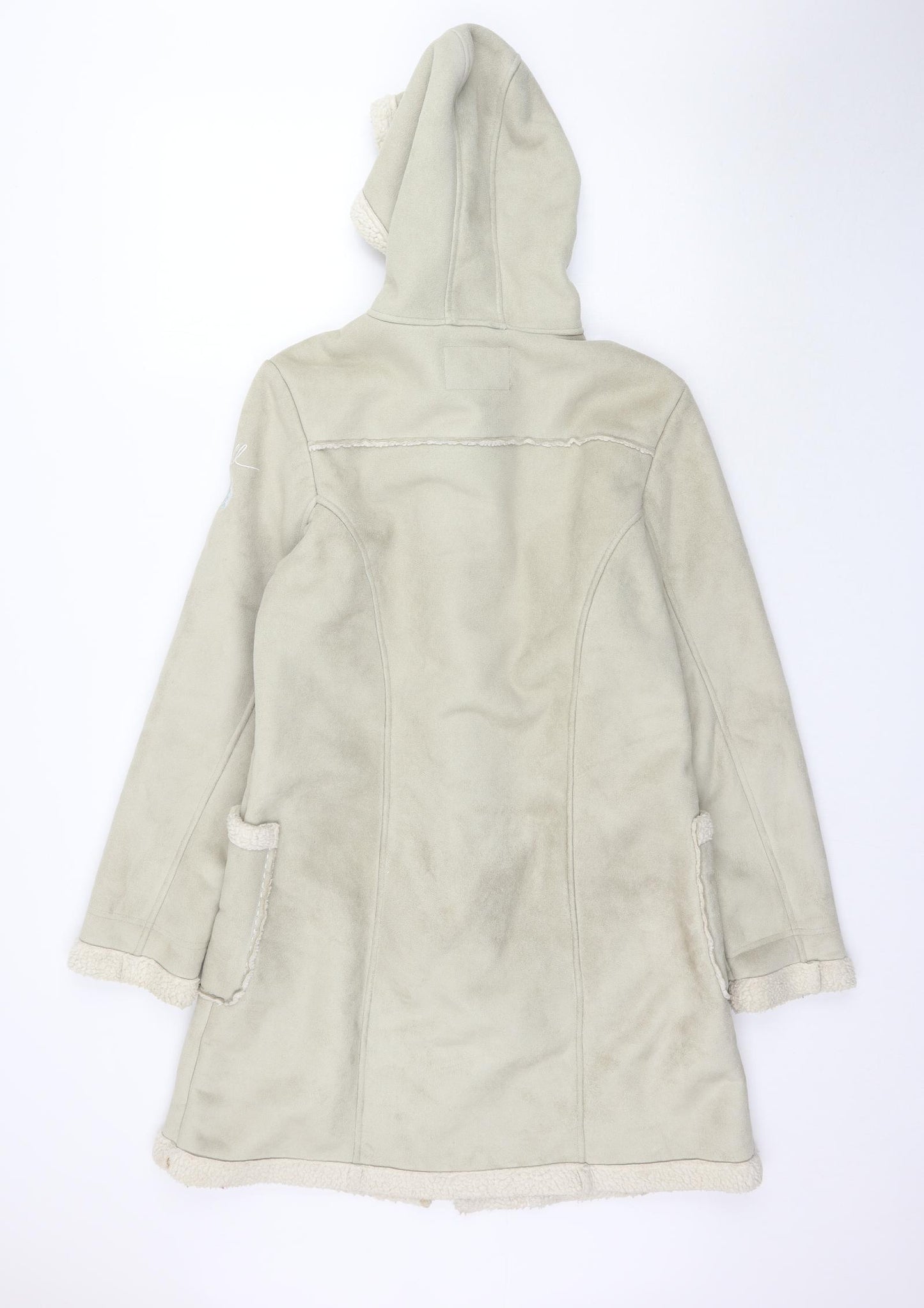 Preworn Womens Green   Overcoat Coat Size L