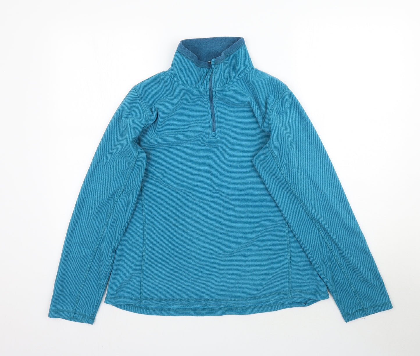 Crane Womens Blue  Fleece Pullover Sweatshirt Size M
