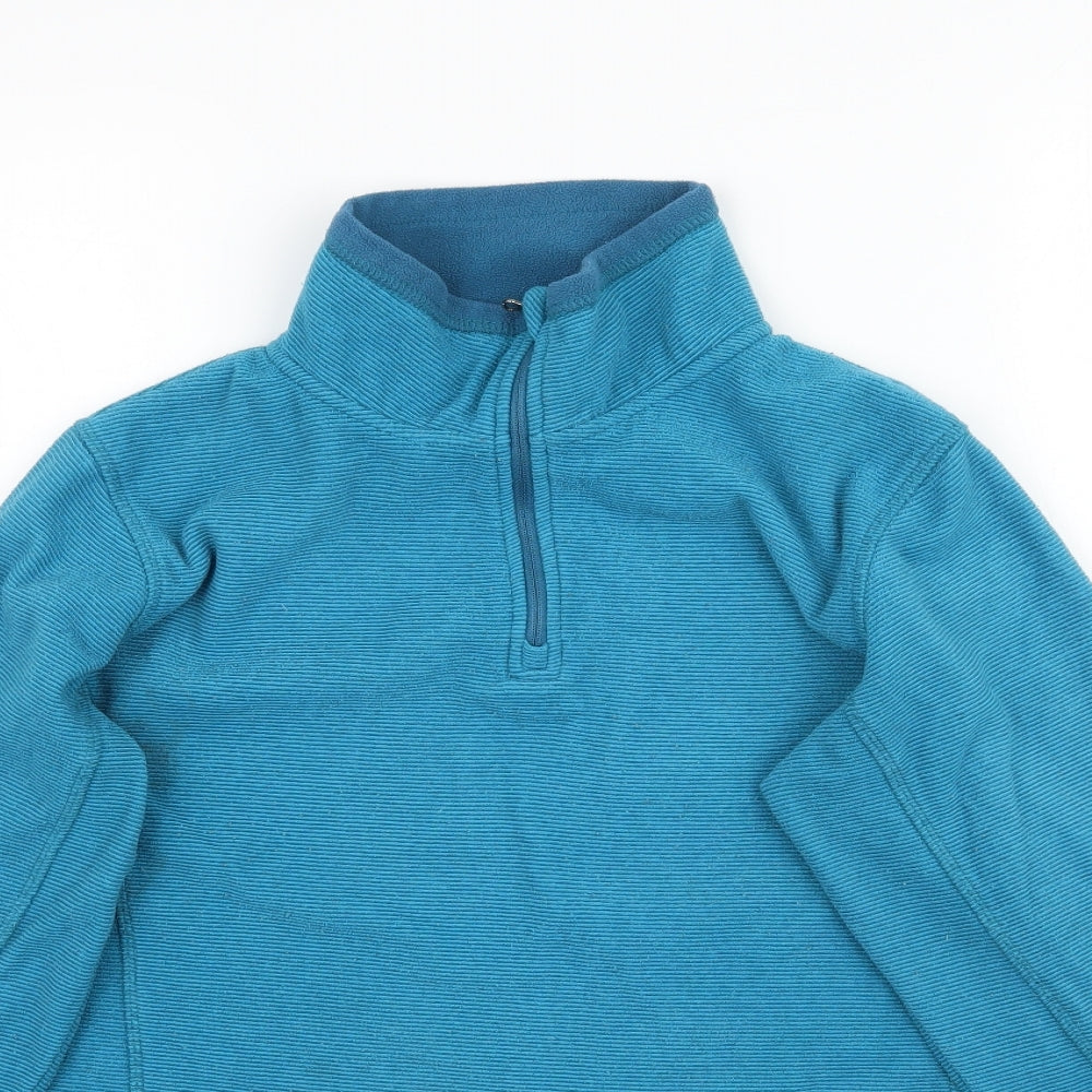 Crane Womens Blue  Fleece Pullover Sweatshirt Size M