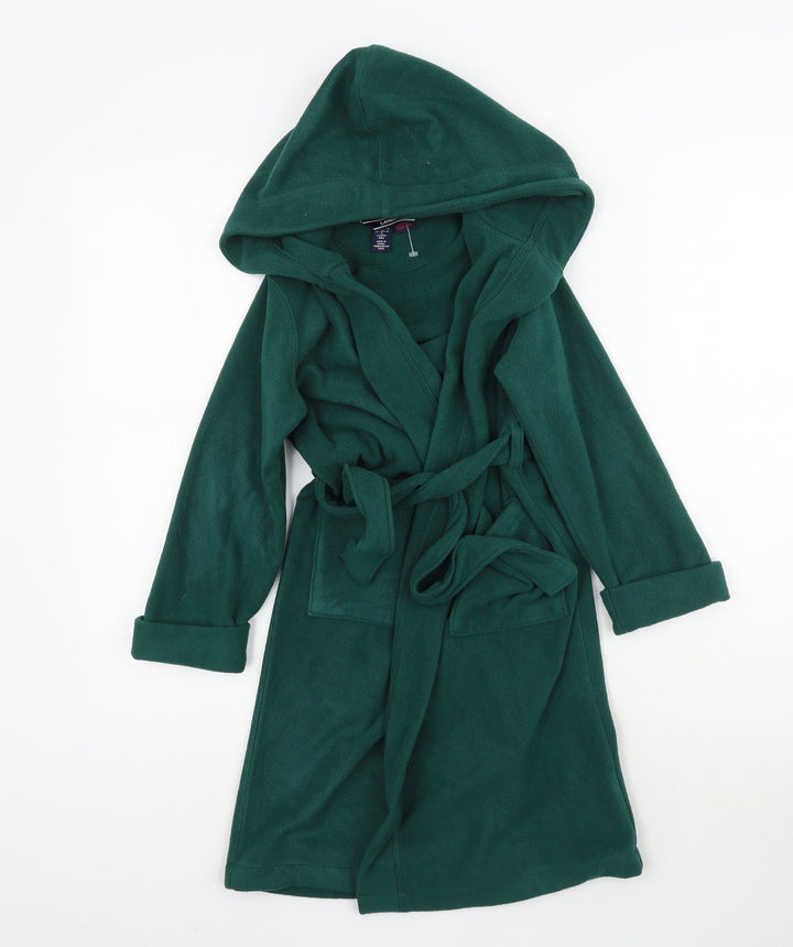 Lands' End Boys Green Solid Robe Size 4 Years