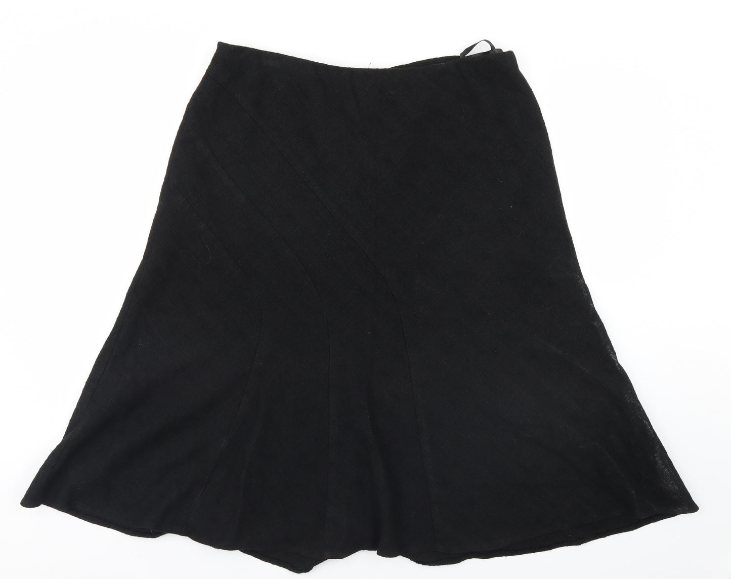Klass Womens Black   A-Line Skirt Size 18