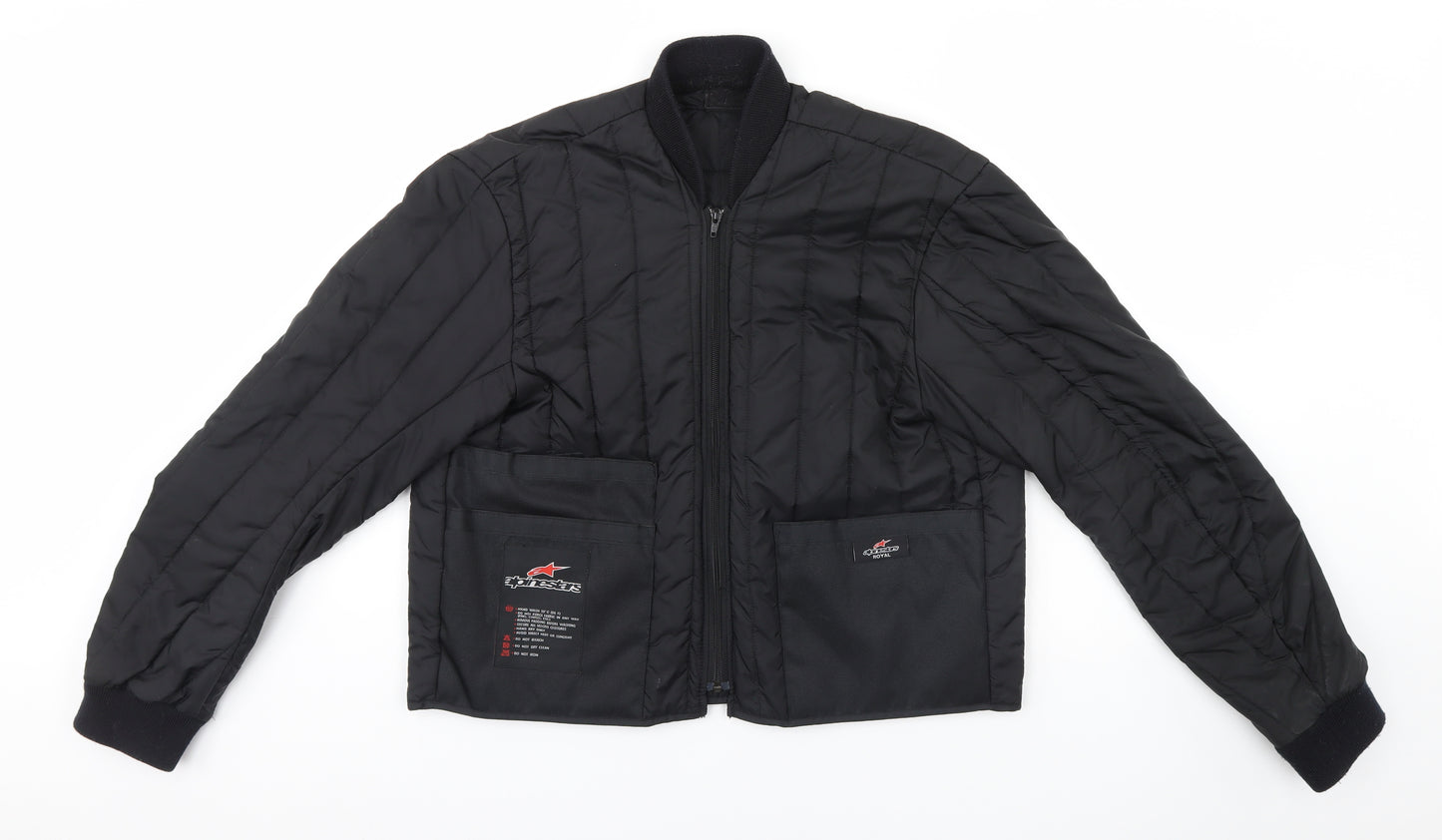 Alpinestars Mens Black   Puffer Jacket Coat Size 2XL
