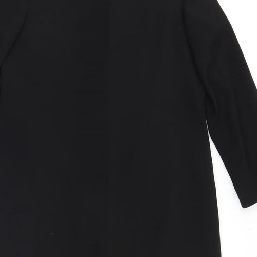 Marks and Spencer Womens Black   Overcoat Coat