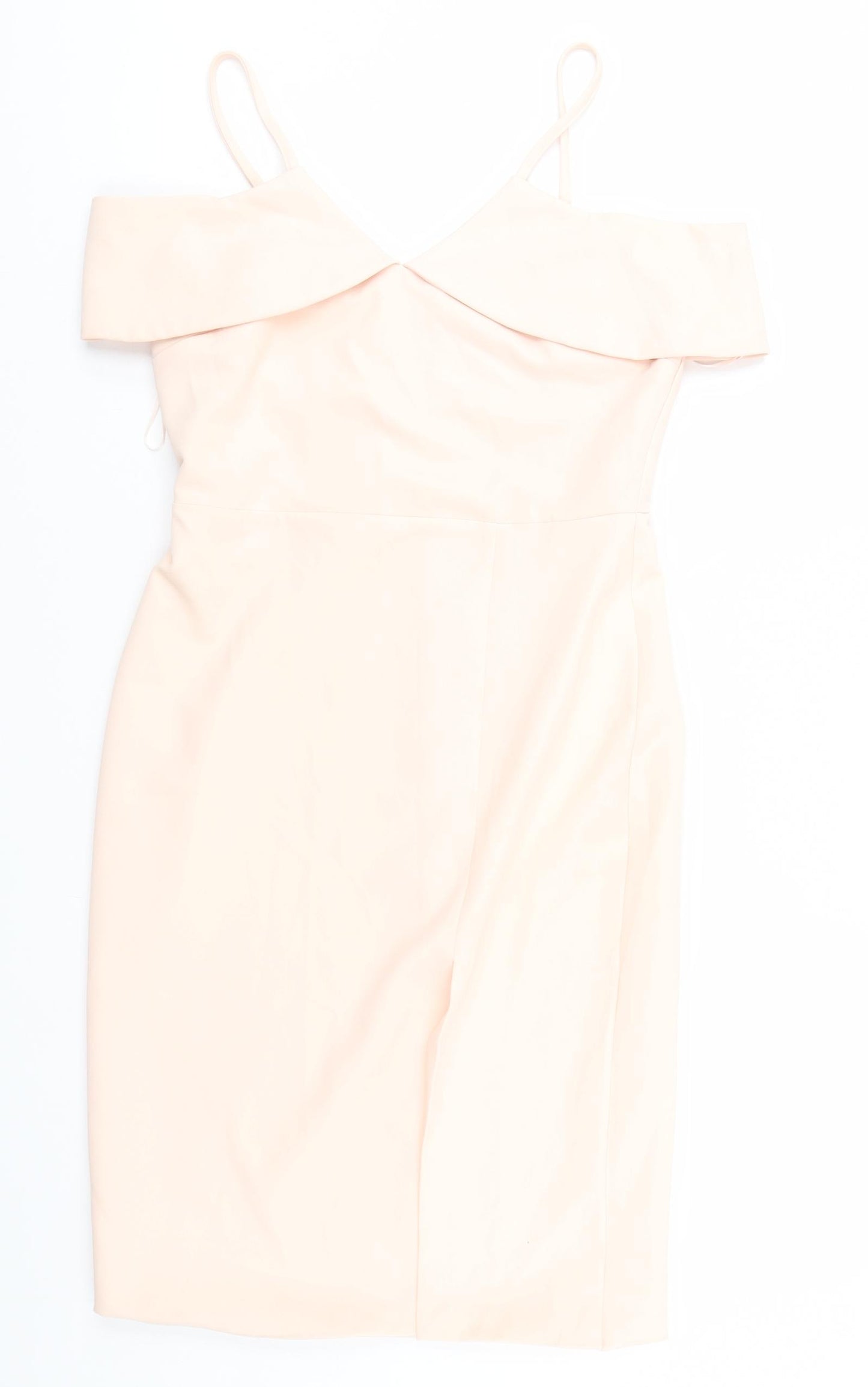 Oasis Womens Beige   Pencil Dress  Size 10