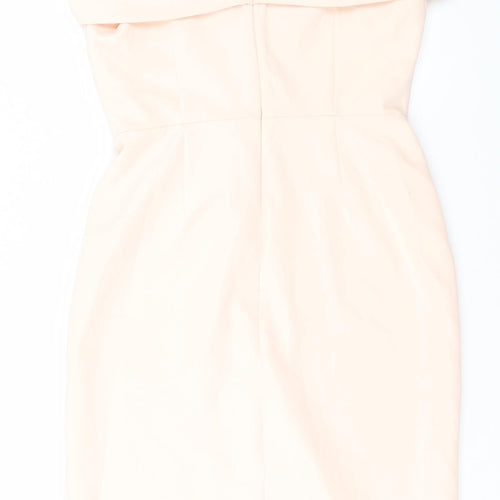 Oasis Womens Beige   Pencil Dress  Size 10