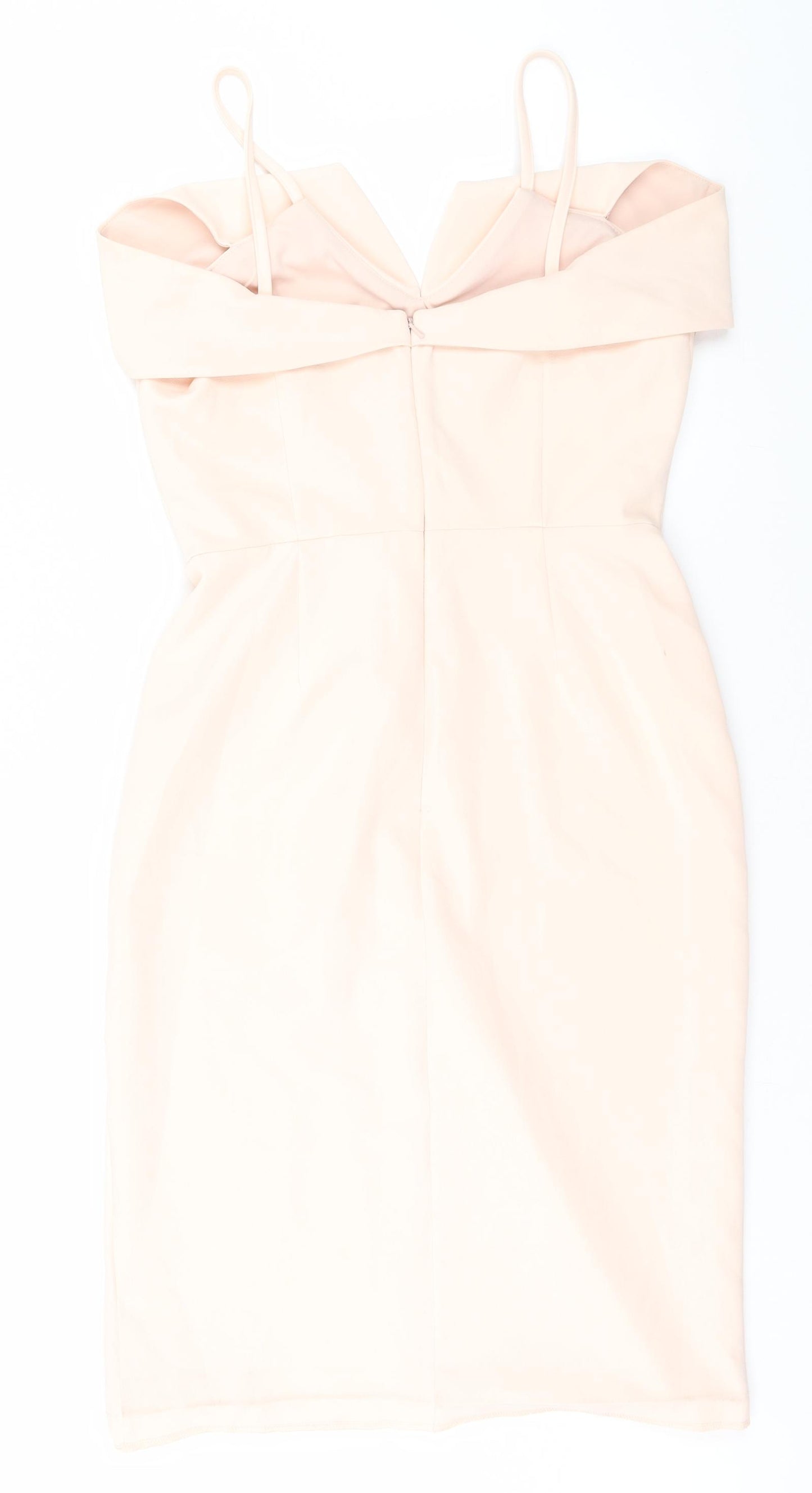 Oasis Womens Beige   Pencil Dress  Size 10