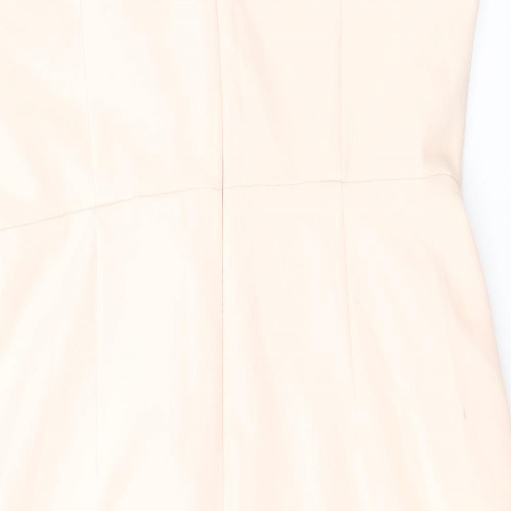 Oasis Womens Beige   Pencil Dress  Size 10