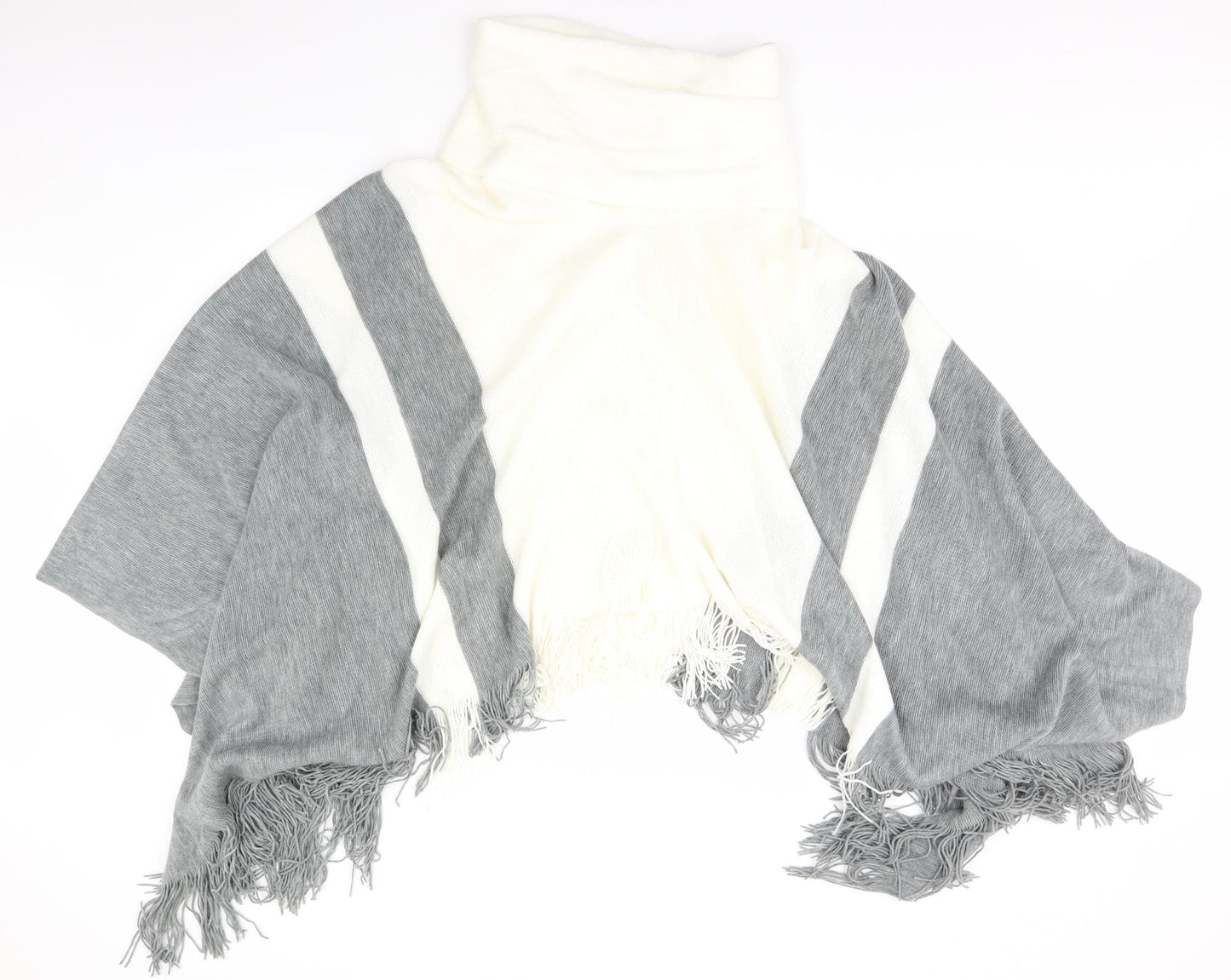 F&F Womens Grey   Overcoat Poncho Size M