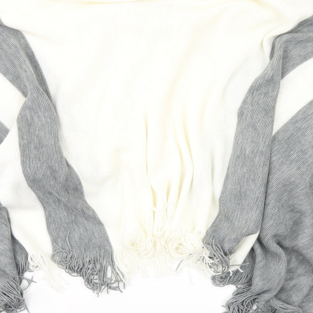 F&F Womens Grey   Overcoat Poncho Size M