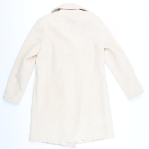 Marks and Spencer Womens Beige   Overcoat Coat Size 10